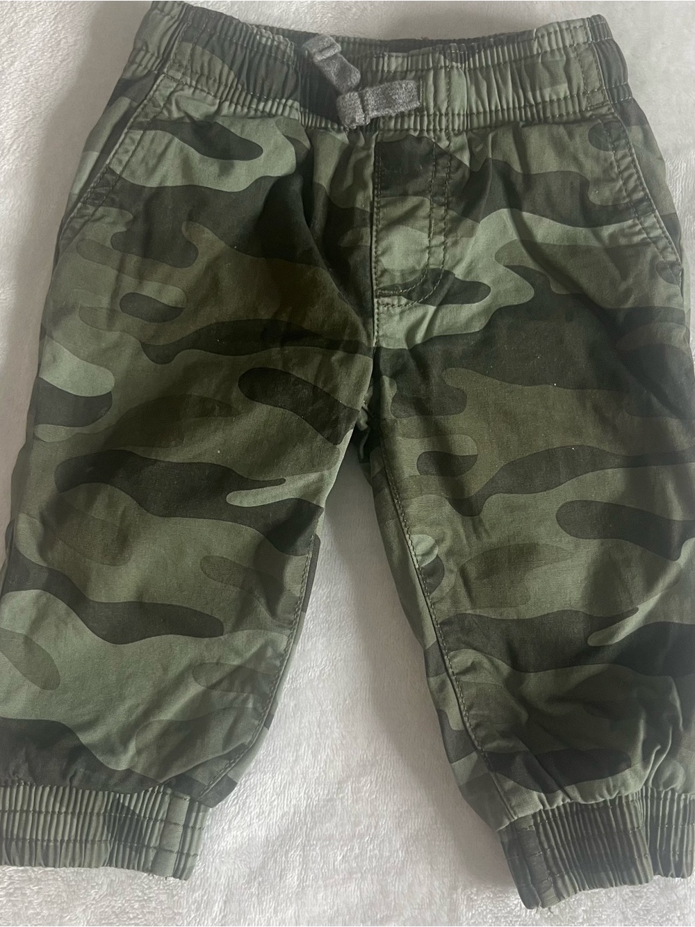 Carter’s Toddler Cotton Camo Jogger Pants - Green Camo Sz 6M